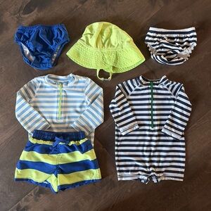 Primary Swimwear Set with Hat